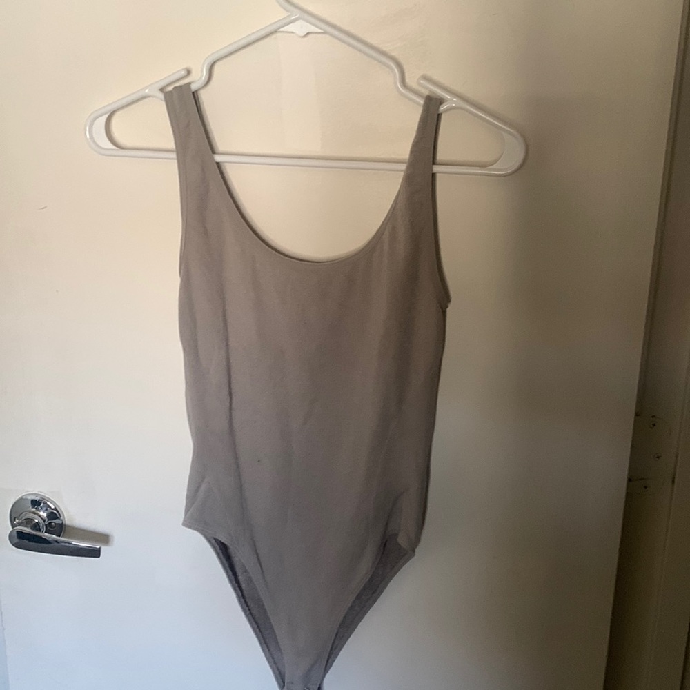 Forever 21 grey bodysuit